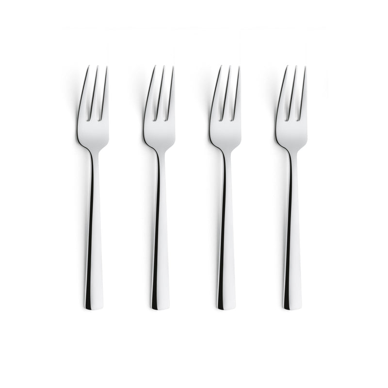 Amefa gebaksvorkjes moderno 4 stuks