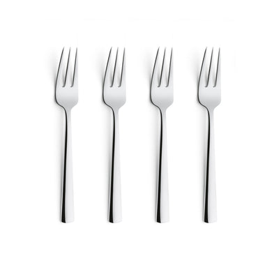 Amefa gebaksvorkjes moderno 4 stuks