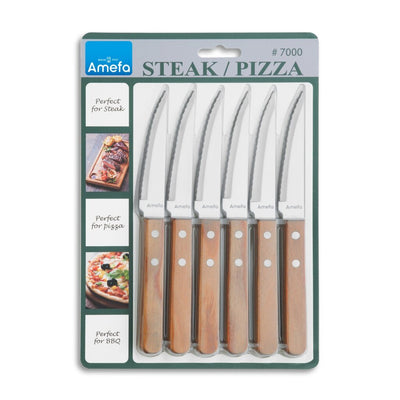 Amefa Amefa Pizza Steak Messenset 6-delig