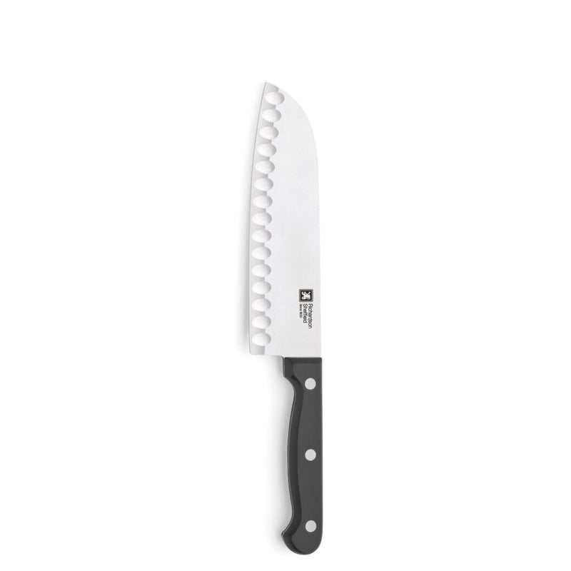 Richardson sheffield artisan santokumes 17.5 cm rvs zwart