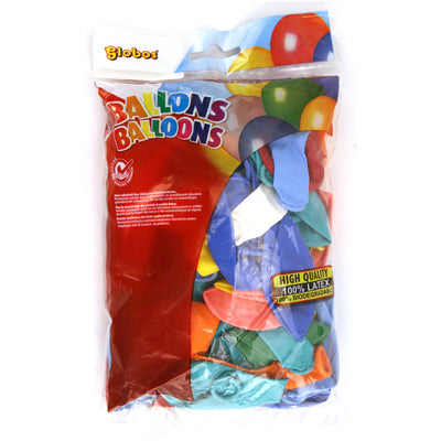 Globos ballon multi kleuren 50 stuks