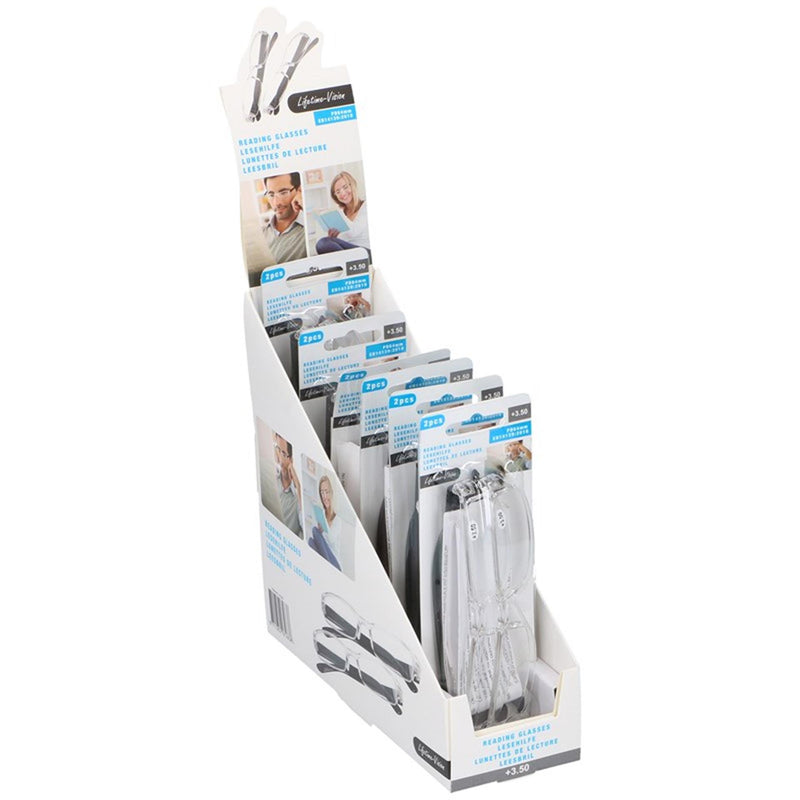 Lifetime leesbril 2 stuks op kaart, sterkte +3.50