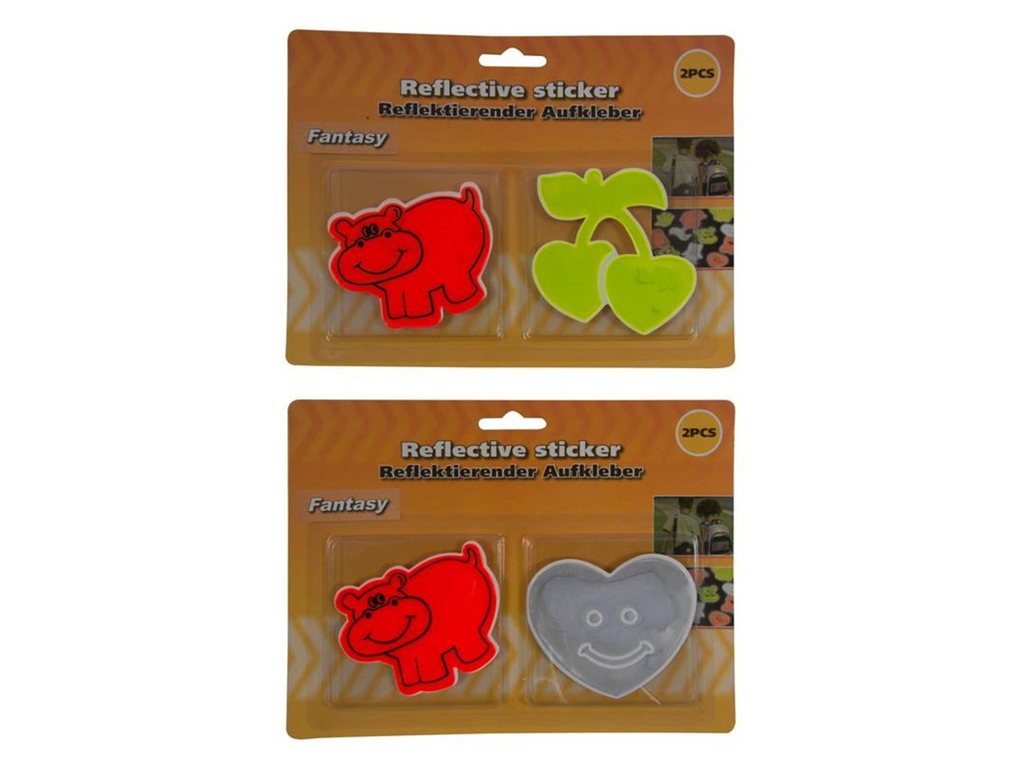 Lifetime reflecterende stickers 2 op kaart