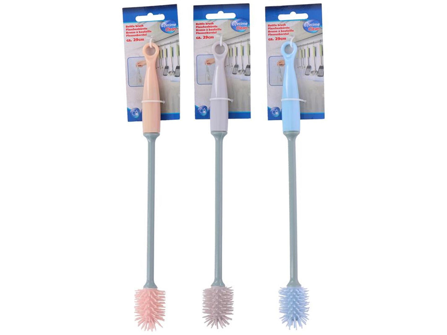 Lifetime clean flessenborstel, 29cm