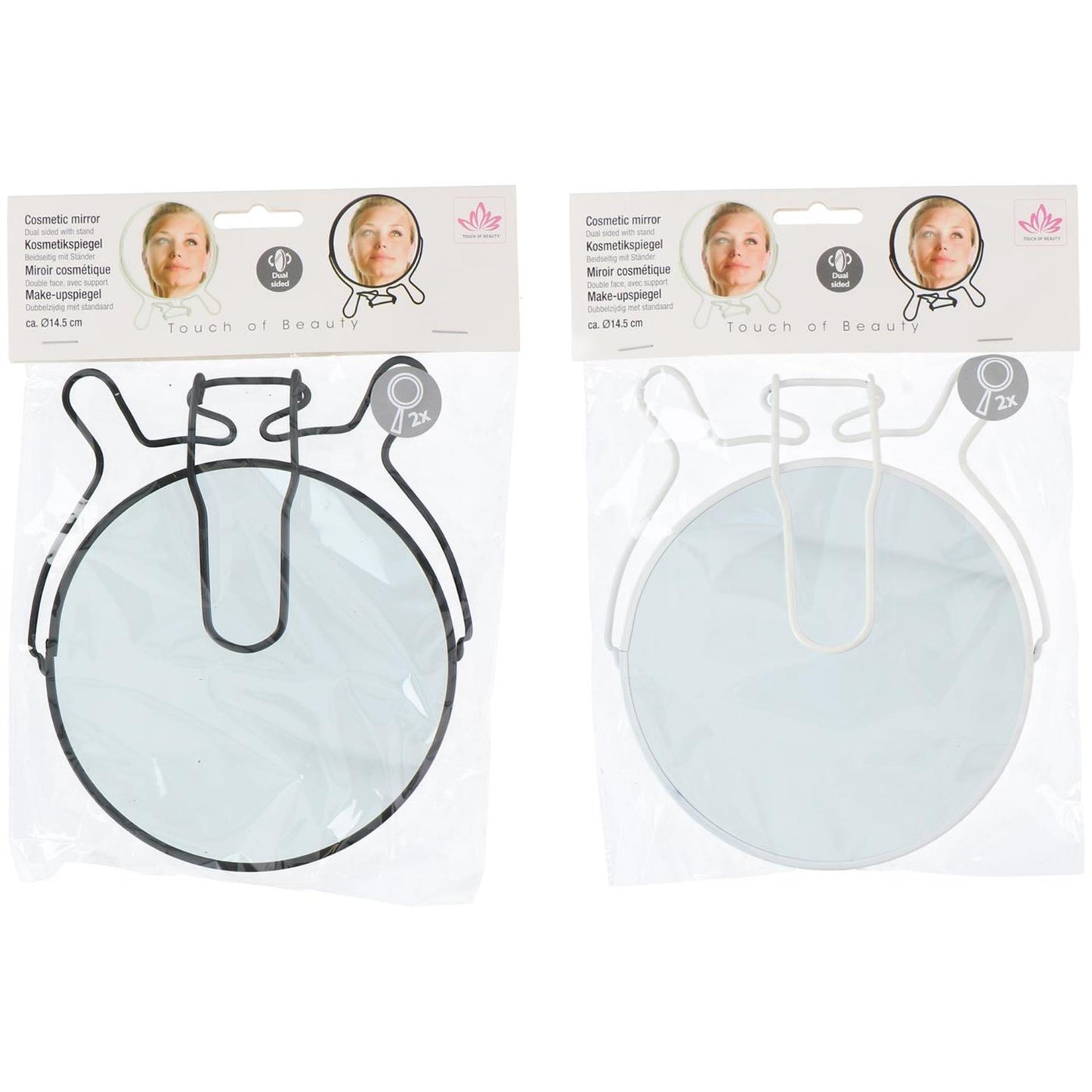 Touch of beauty make-up spiegel 15,5x1,5x18cm