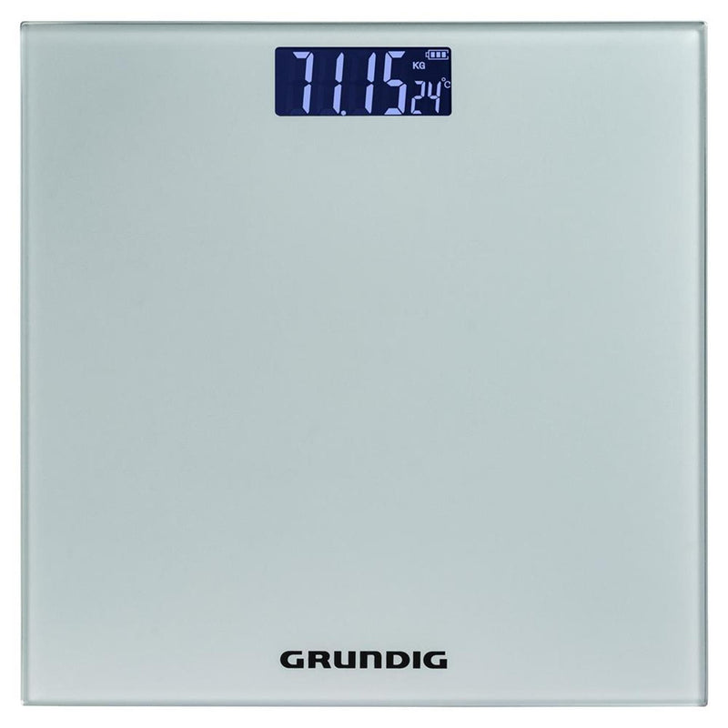 Grundig personenweegschaal glas grijs