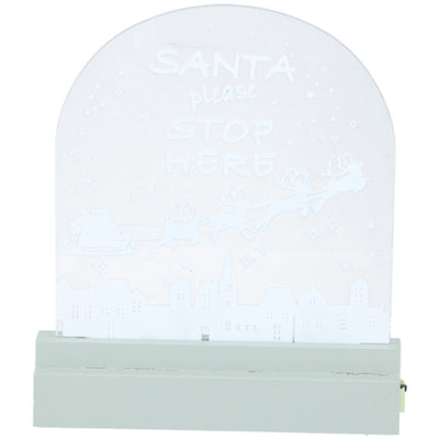Grundig kerstschild led meerkleurig