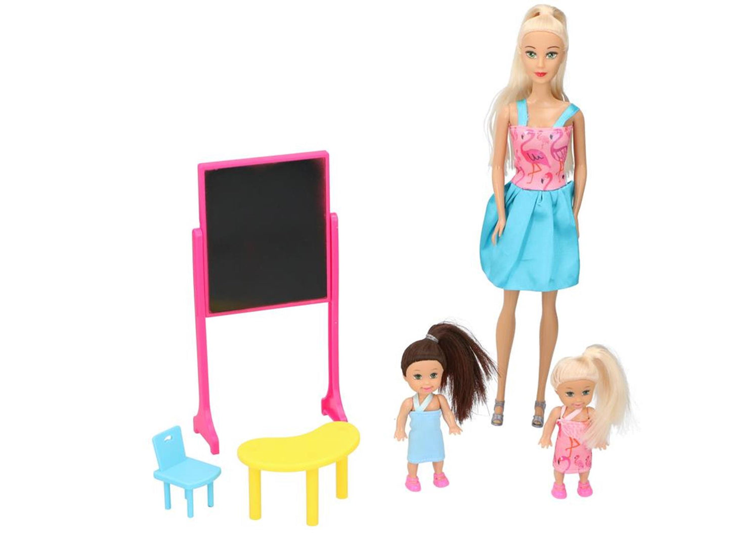 Eddy toys modepop lerares 29cm 6-delige set