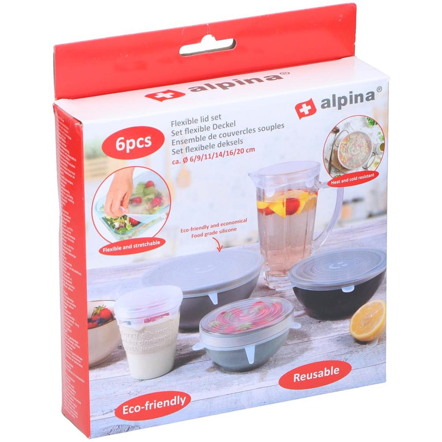 Alpina flexibele dekselset 6-delig