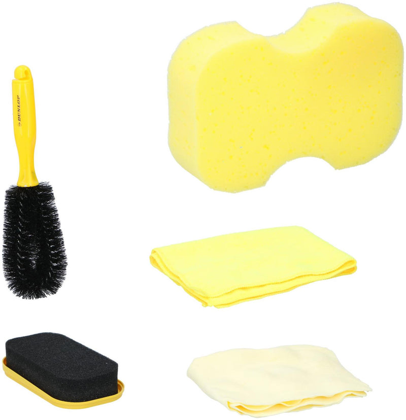 Dunlop auto reinigingsset 5-delig