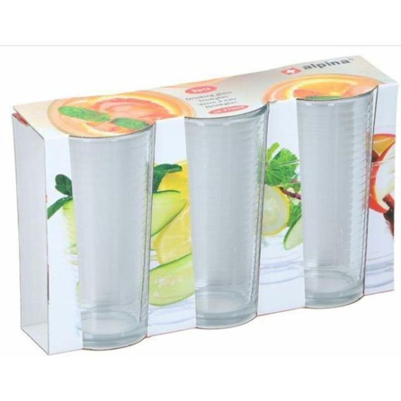 Alpina drinkglas 270ml set a 3 stuks
