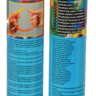 Basic glow in the dark sticks gloeiarmbandjes 15 stuks