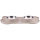 Pet voerbak met mat en stalen bak 45x27x4,2cm