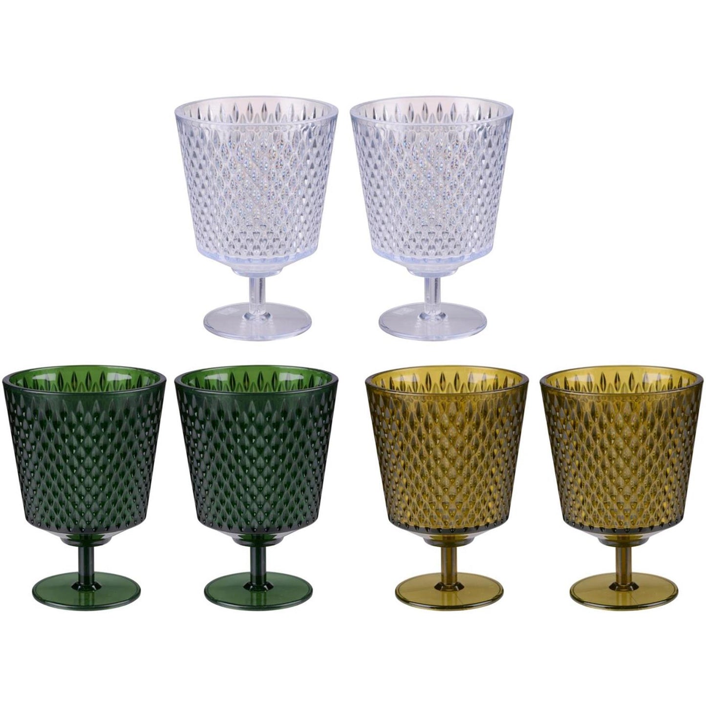 Alpina wijnglazenset 2-delig 200ml kunststof