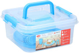 Alpina 4-persoons picknickset in kunststof meeneembox - afbeelding 1
