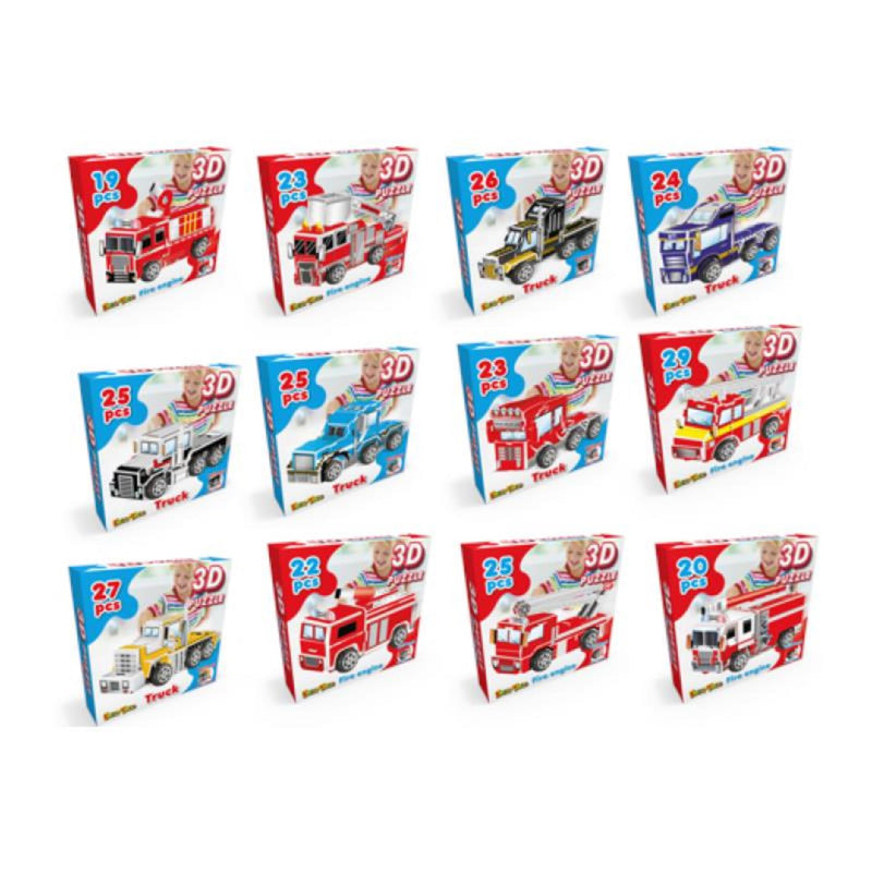 Eddy toys 3d puzzel truck 11x5.8x6,5cm