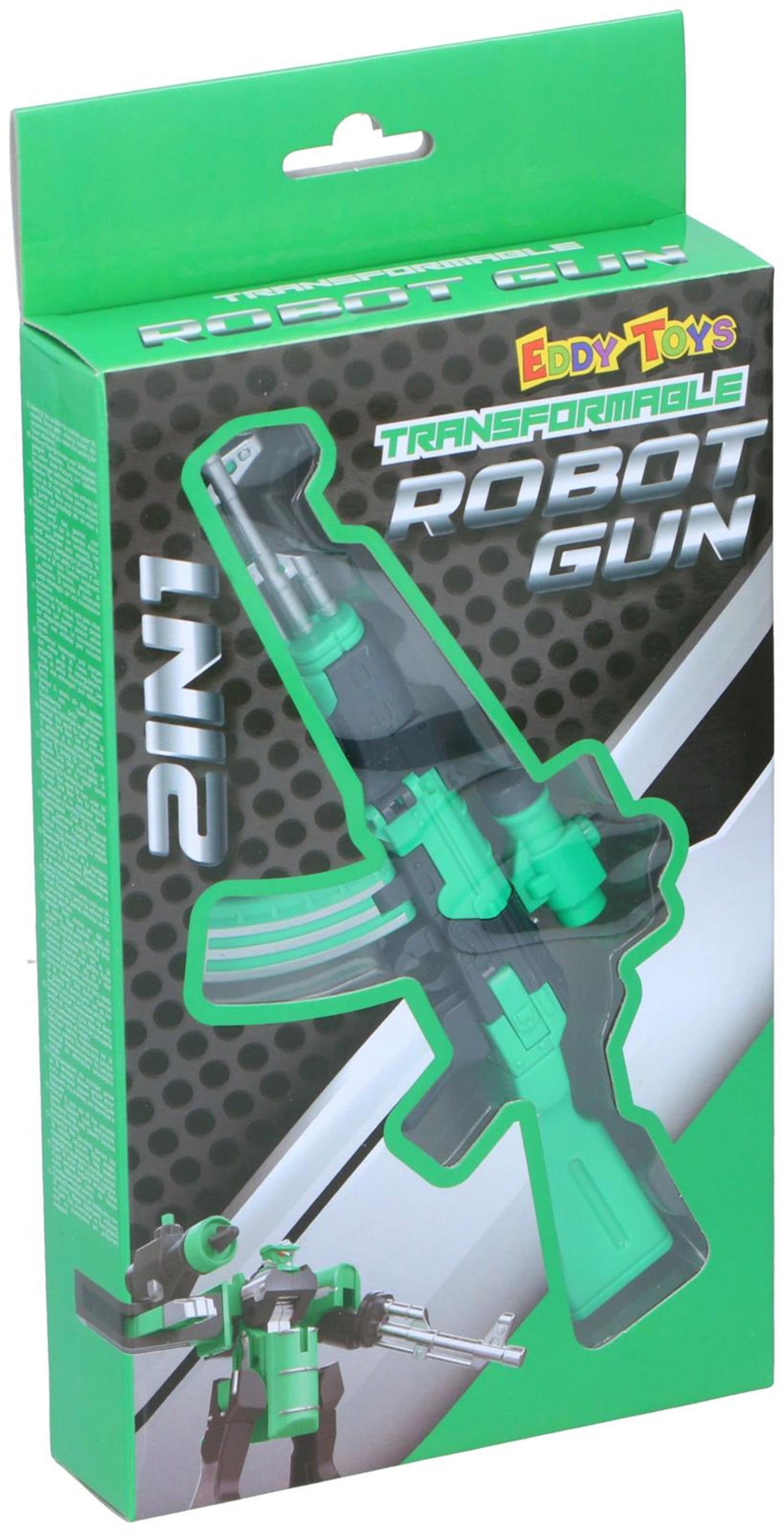 Eddy toys transformator robot pistool 8cm