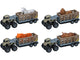 Eddy toys truck met aanhanger en wild dier 26x9x9cm