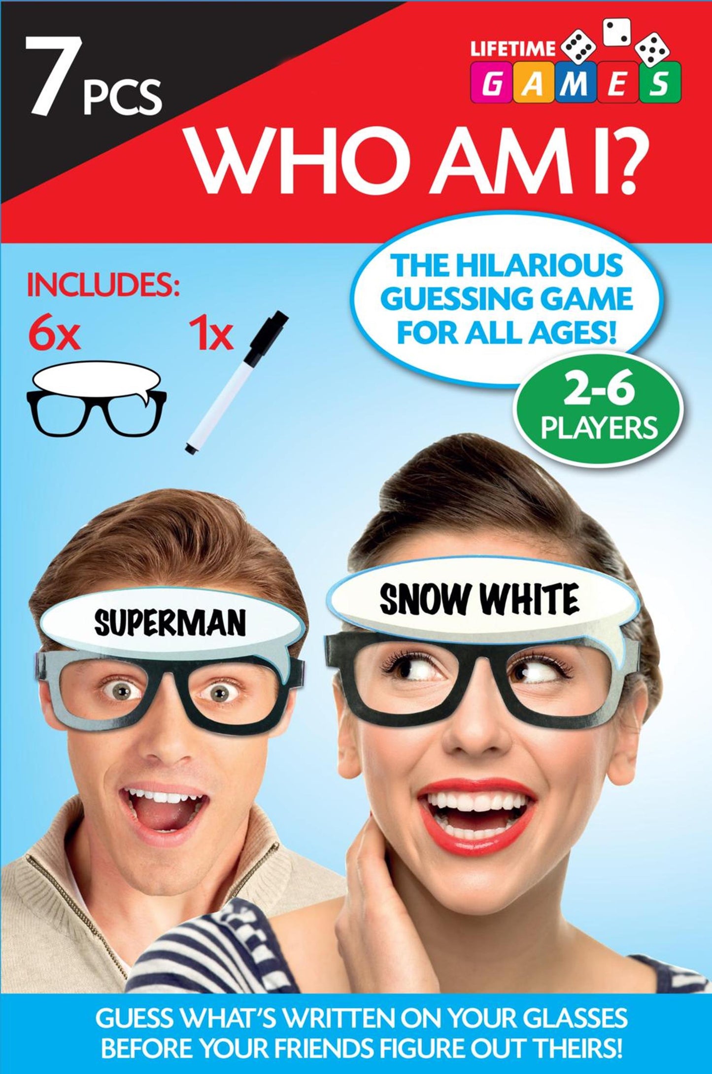 Lifetime games wie ben ik spel inclusief marker