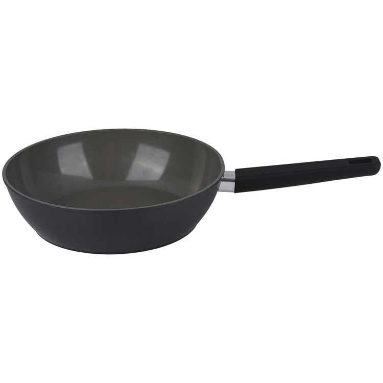 Alpina wokpan ø28 cm - keramische pan voor inductie - pfas vrij - antiaanbaklaag