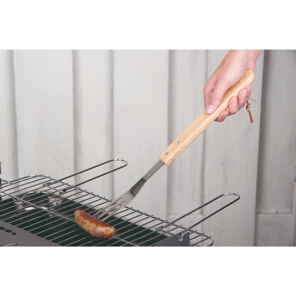 Bbq collection vleesvork luxe 41 cm eiken rvs | 2 stuks
