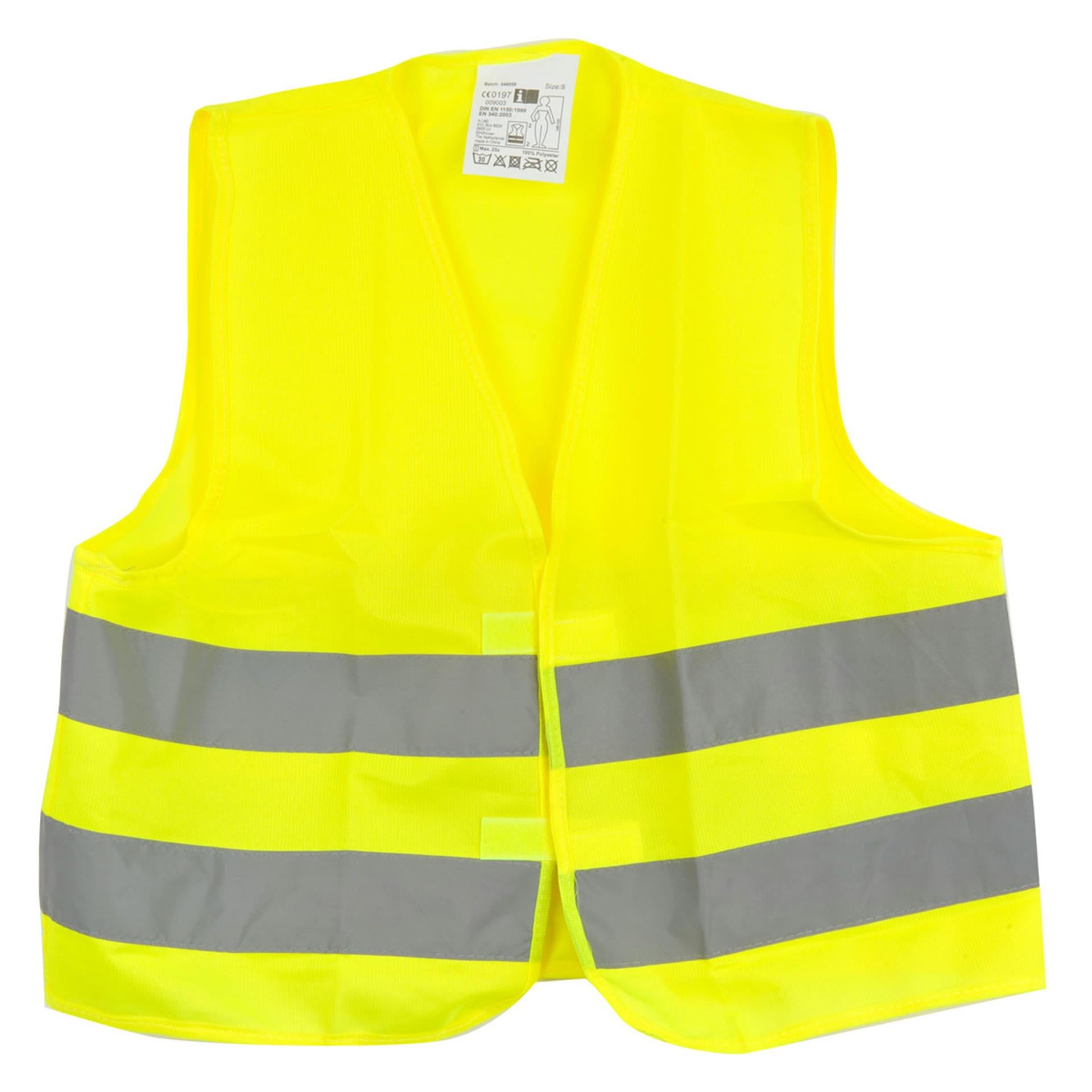 All ride veiligheidsvest kinderen 3-12 jaar geel