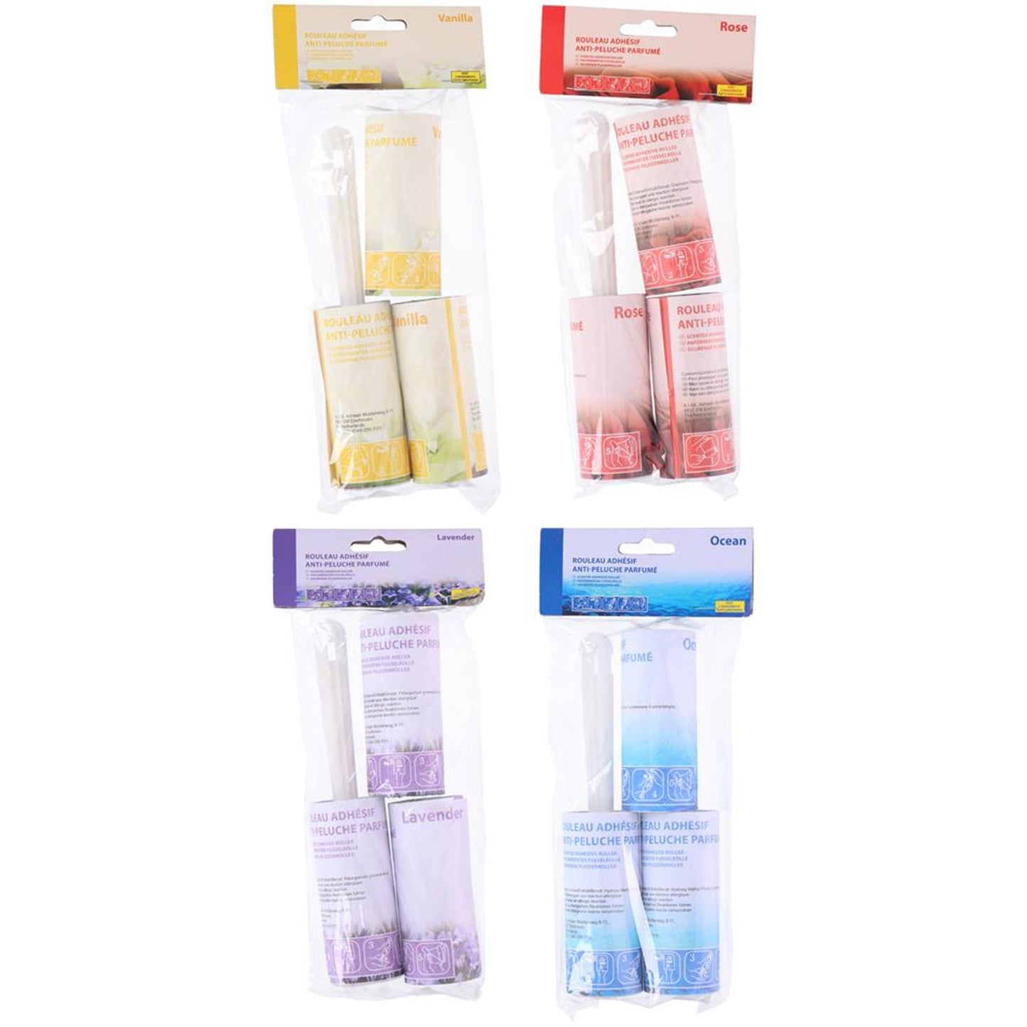 Lifetime pluizenrollerset 4-delig met geur