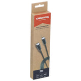 Grundig synchroniseer- en oplaadkabel usb-c naar usb-c 2 meter - afbeelding 1