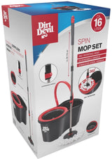 Dirt devil spin mopset met 16l emmer - afbeelding 2