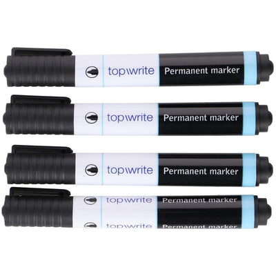 Top write permanent markers zwart