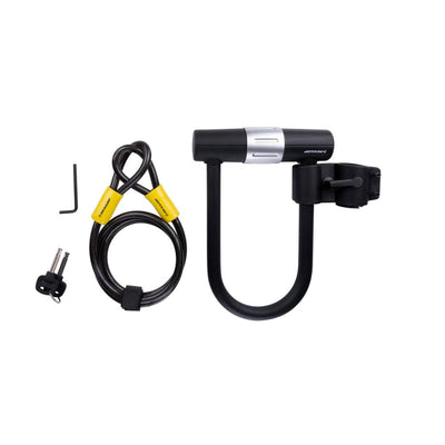 Dunlop frame u-slot met kabel en houder