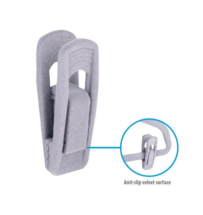 Alpina knijpers voor kleerhangers 6 stuks op kaart 5,5x2x2,5cm