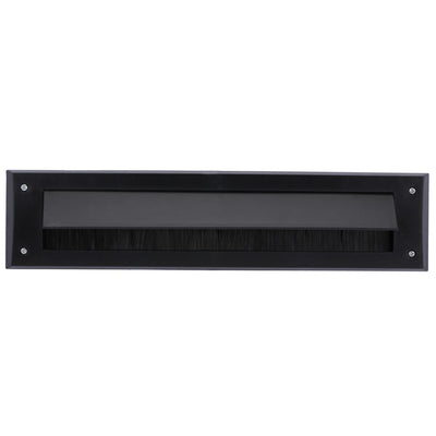 Kinzo brievenbusafdekking zwart 34x8x1,5cm