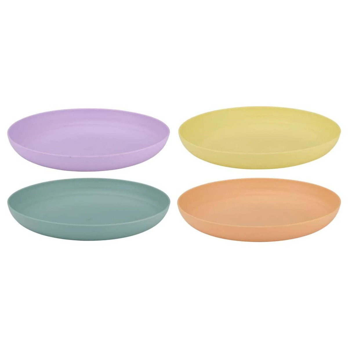 Alpina borden pastelkleuren ã˜18cm set a 4 stuks