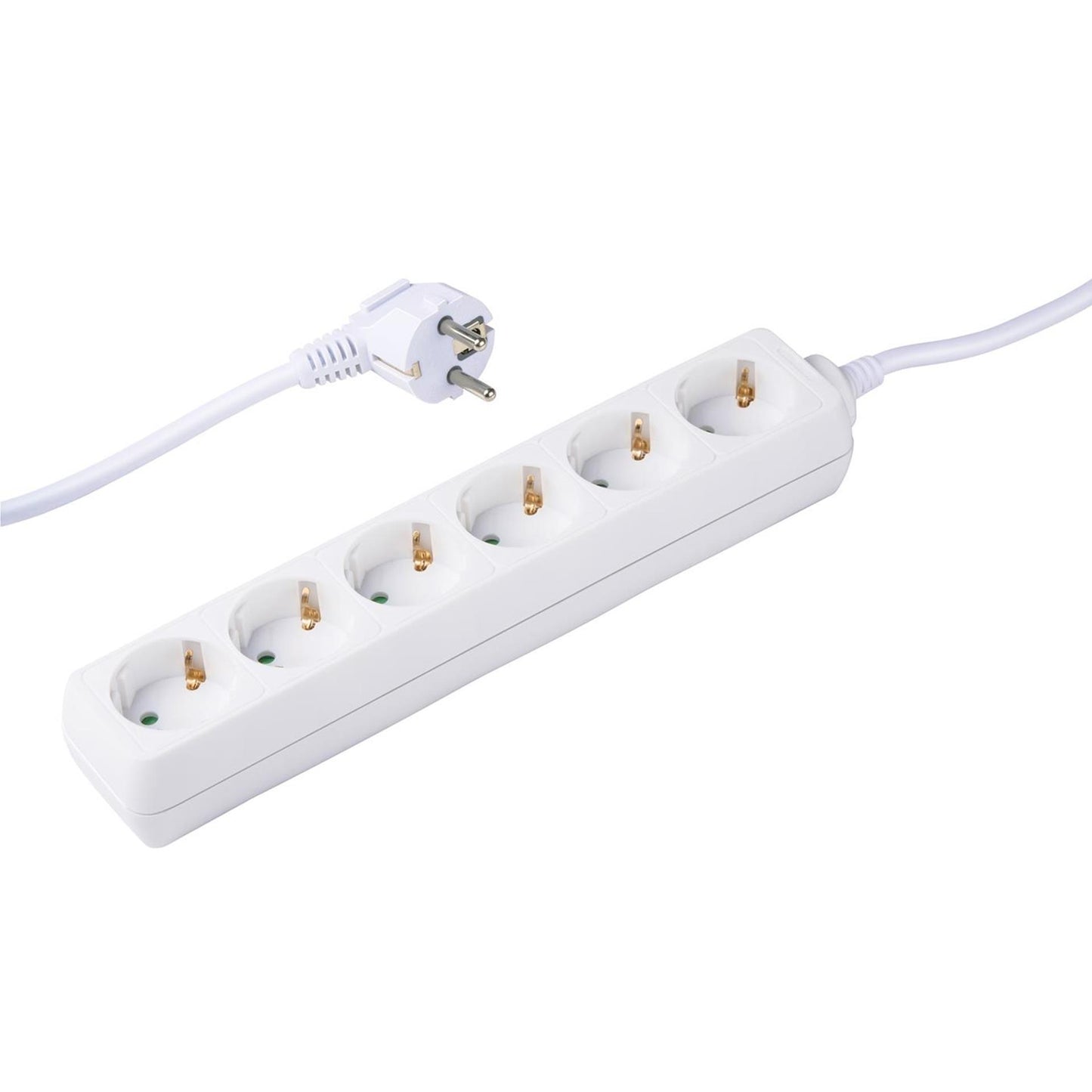 Grundig stekkerdoos wit 6-voudig 1,5m