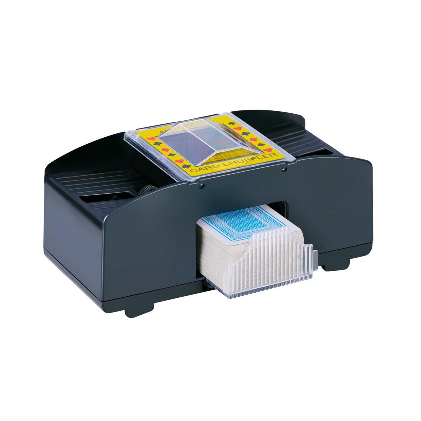 Lifetime games kaartenschudmachine - automatische kaarten schudmachine voor 2 decks - elektrische kaartenschudder voor speelkaarten - card shuffler voor kaartspellen - excl. kaarten