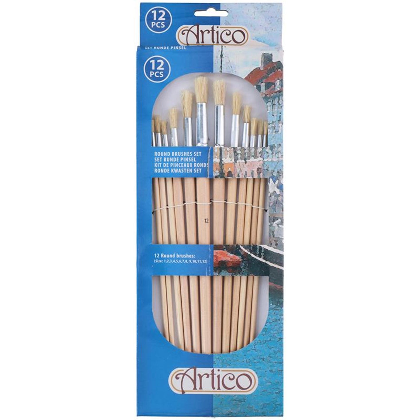 Artico penselenset rond 12-delig penselenset rond 12-delig