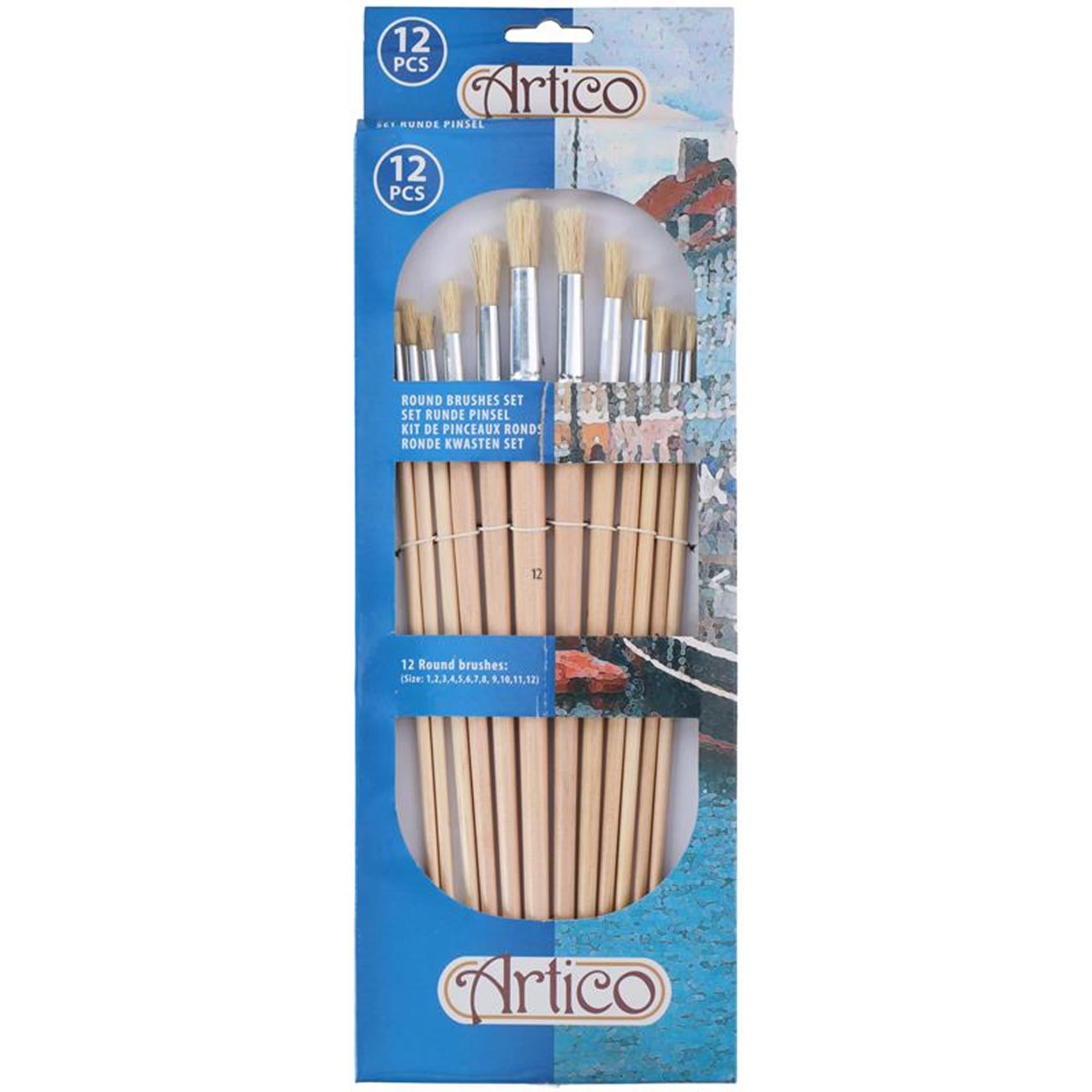 Artico penselenset rond 12-delig penselenset rond 12-delig