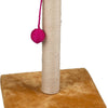 Maxxpro pet toys krabpaal met balletje hout 30 x 35 cm