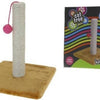 Maxxpro pet toys krabpaal met balletje hout 30 x 35 cm