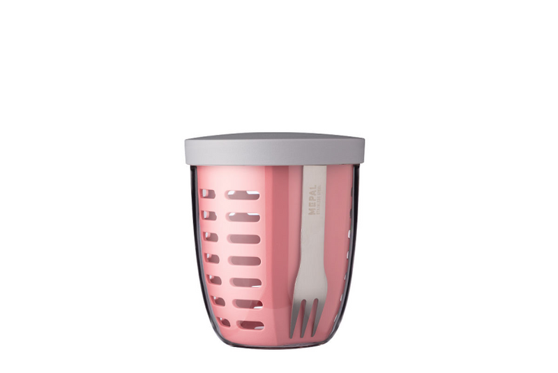 Mepal ellipse fruit en veggie -600ml nordic pink