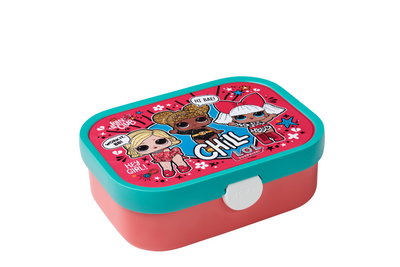 Mepal lunchbox campus - 750 ml - broodtrommel met vakjes voor kinderen - geschikt voor 4 boterhammen - l.o.l. surprise