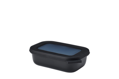 Mepal multikom cirqula rechthoekig 500ml - nordic black 17,6x12,6x5,1cm