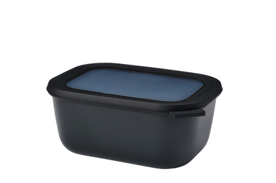 Mepal multikom cirqula rechthoekig 1500ml - nordic black 21,2x16,2x8,9cm