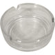 Diversen asbak glas rond 11 cm