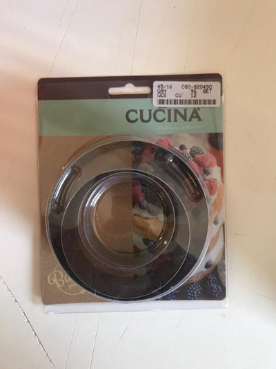 La Cucina La Cucina Bakringen Rvs Vierkant + Rond 6 8 10x4Cm