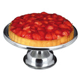Excellent houseware houseware taartschaal 33 cm roestvrij staal - afbeelding 2