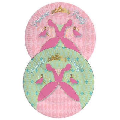 Haza witbaard disney princess borden 23cm 8 stuks