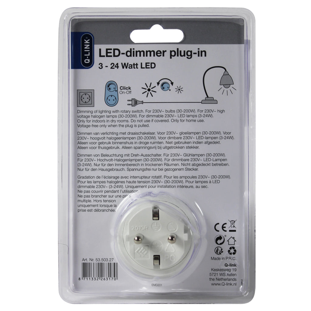 Q-link stekkerdimmer