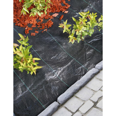 Nature worteldoek 2x10 m zwart